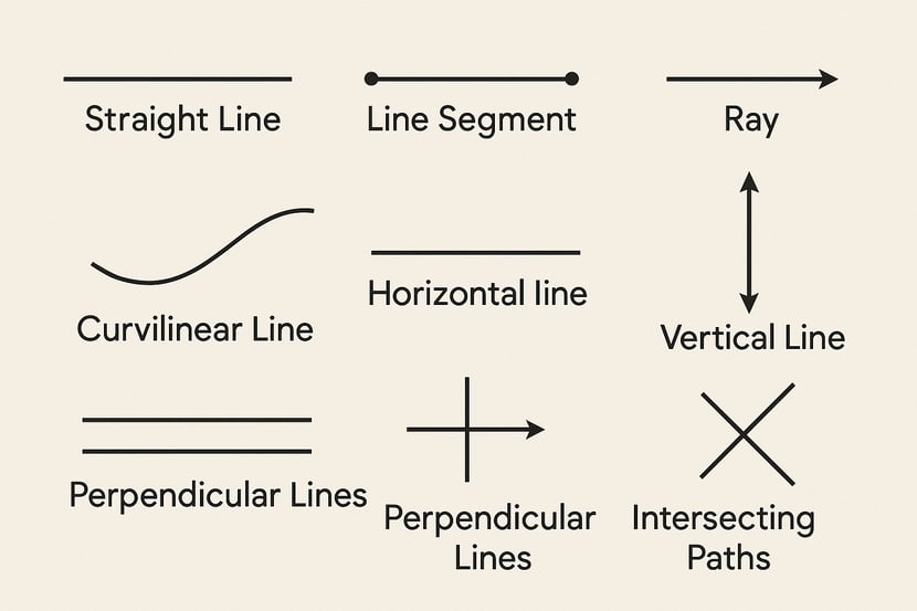 Different Lines in Maths