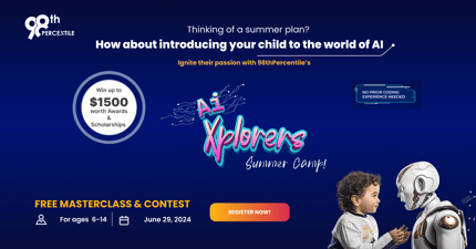 Explore coding for kids with AI Xplorers Summer Camp