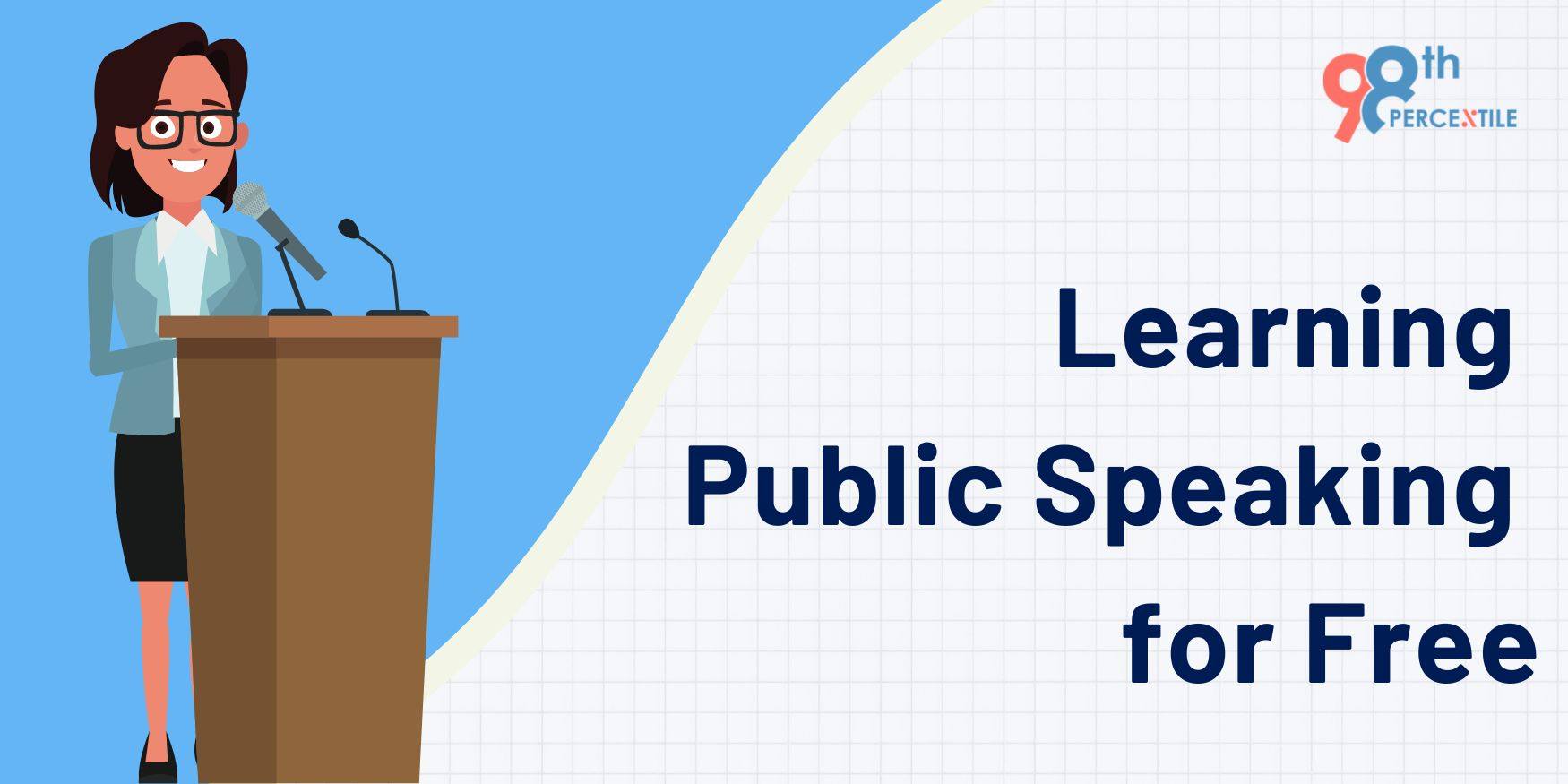 Learning public speaking for free