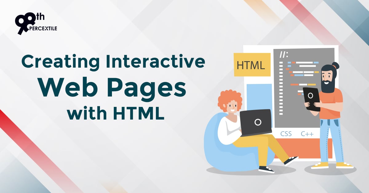 creating interactive web pages with html