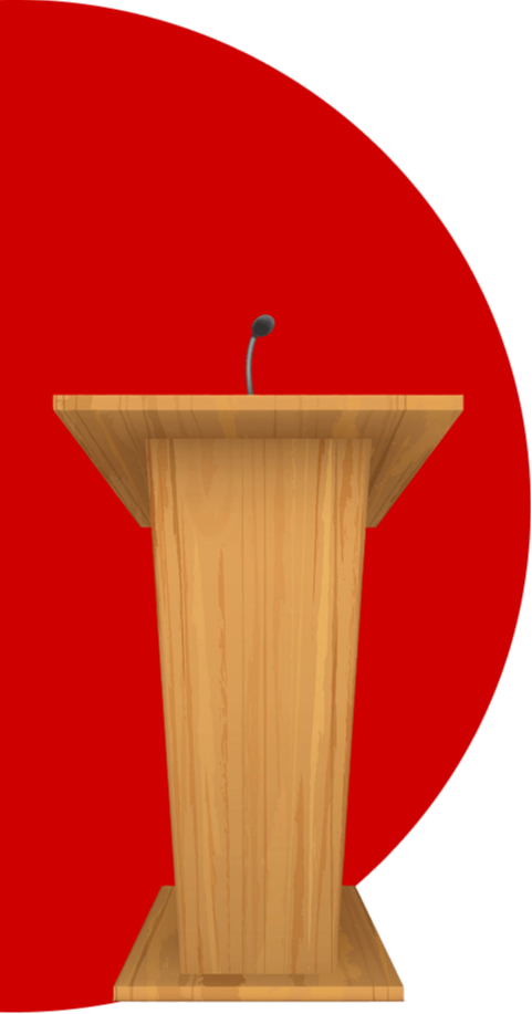 Speaker Podium Graphic
