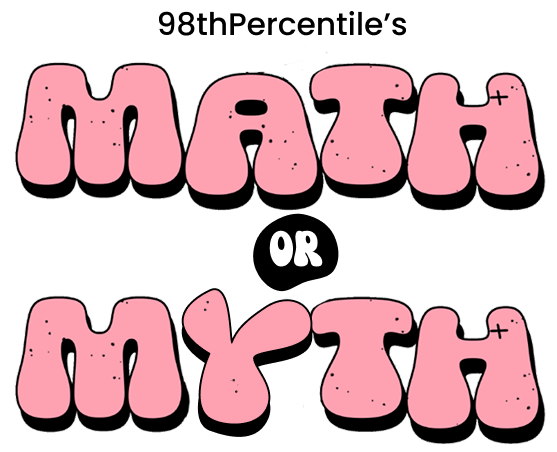 Math ot myth from 98THPercentile