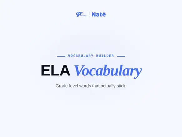 Vocabulary and Spelling video thumbnail