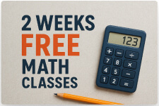 2 weeks free math classes