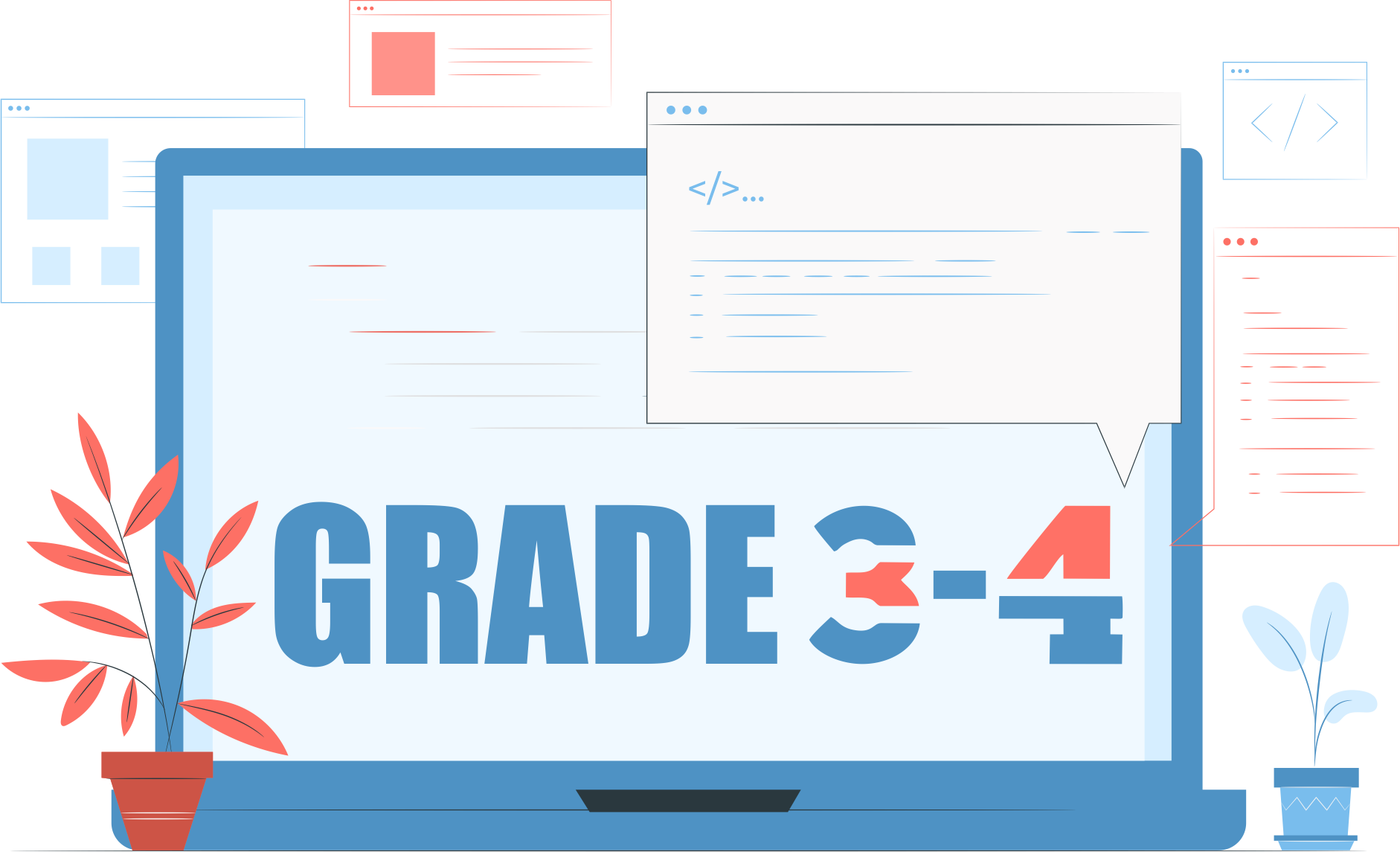 Coding for grade 3 and 4